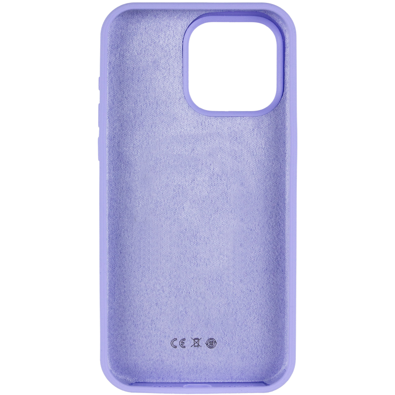 Чехол Silk Full Protective (AA) NO LOGO для Apple iPhone 14 Pro (6.1"), Сиреневый / Dasheen 2, Силикон, купить оптом с доставкой