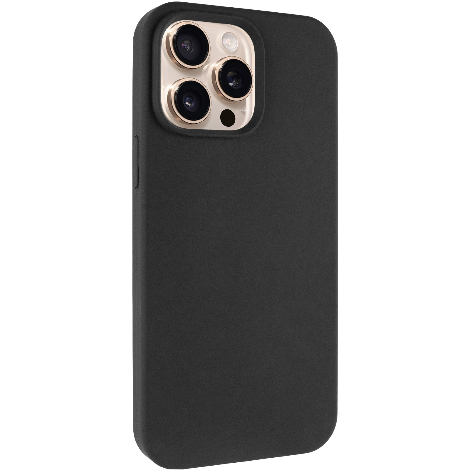 Чехол Silk Full Protective (AA) NO LOGO для Apple iPhone 14 Pro (6.1"), Черный / Black, Силикон, купить оптом с доставкой