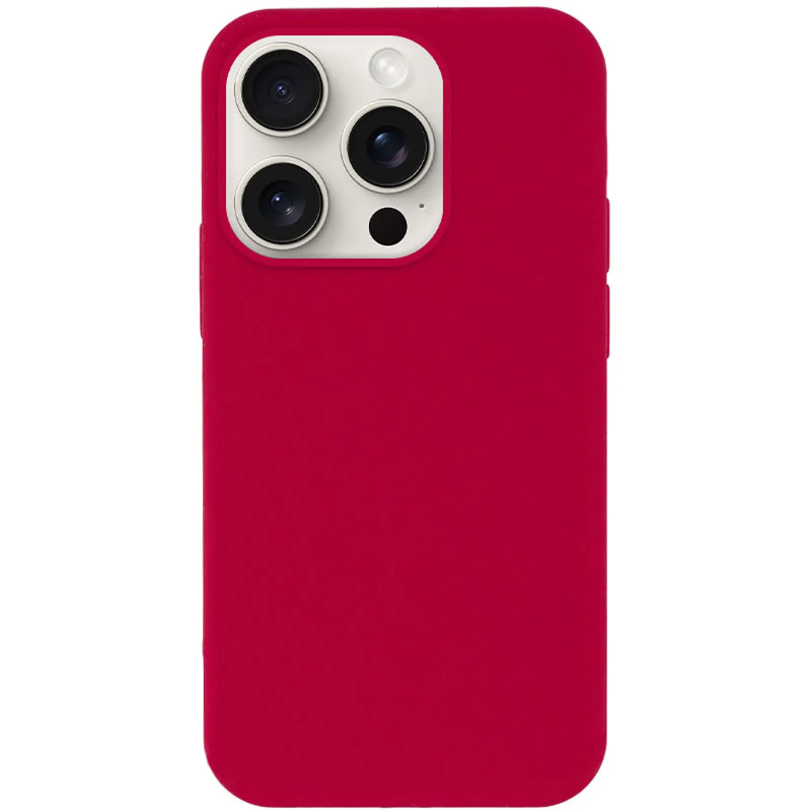 Чехол Silicone Case Full Protective (AA) NO LOGO для Apple iPhone 14 Pro Max (6.7"), Красный / Rose Red, Силикон, купить оптом с доставкой