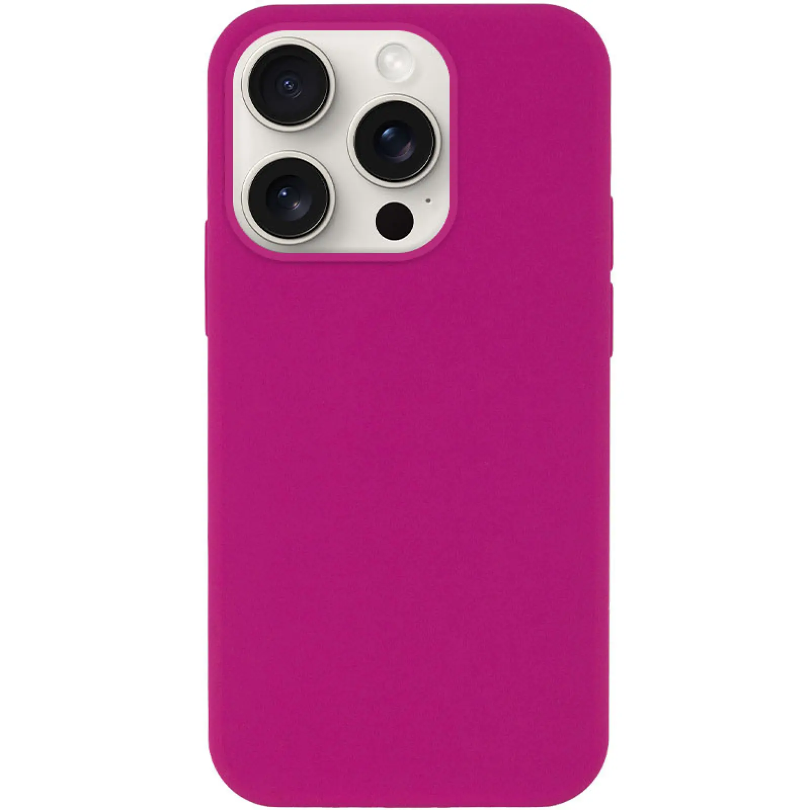 Чехол Silicone Case Full Protective (AA) NO LOGO для Apple iPhone 14 Pro Max (6.7"), Малиновый / Dragon Fruit, Силикон, купить оптом с доставкой