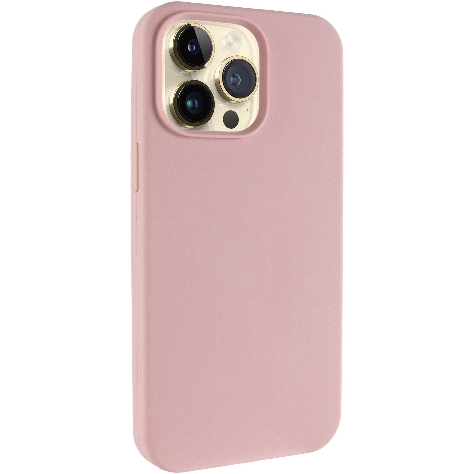 Чехол Silk Full Protective (AA) NO LOGO для Apple iPhone 14 Pro Max (6.7"), Розовый / Pink Sand, Силикон, купить оптом с доставкой