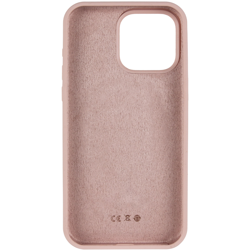 Чехол Silk Full Protective (AA) NO LOGO для Apple iPhone 14 Pro Max (6.7"), Розовый / Pink Sand 2, Силикон, купить оптом с доставкой