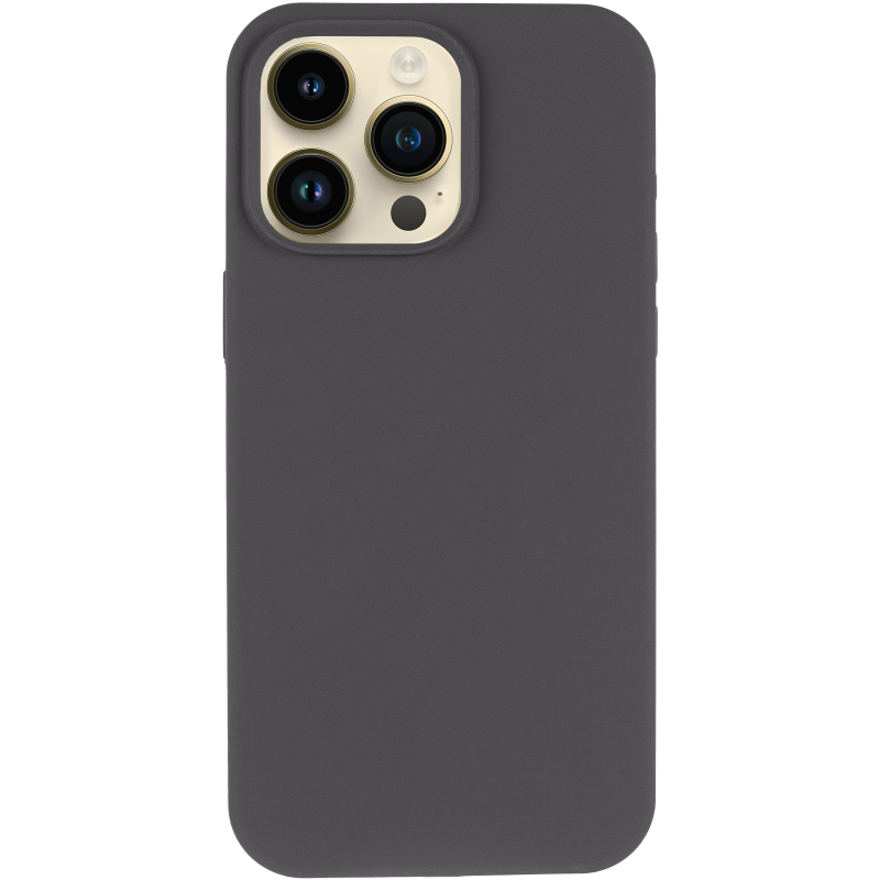 Чехол Silk Full Protective (AA) NO LOGO для Apple iPhone 14 Pro Max (6.7"), Серый / Dark Gray 1, Силикон, купить оптом с доставкой