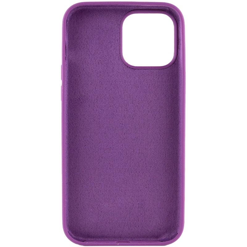 Чехол Silk Full Protective (AA) NO LOGO для Apple iPhone 14 Pro Max (6.7"), Фиолетовый / Grape 1, Силикон, купить оптом с доставкой