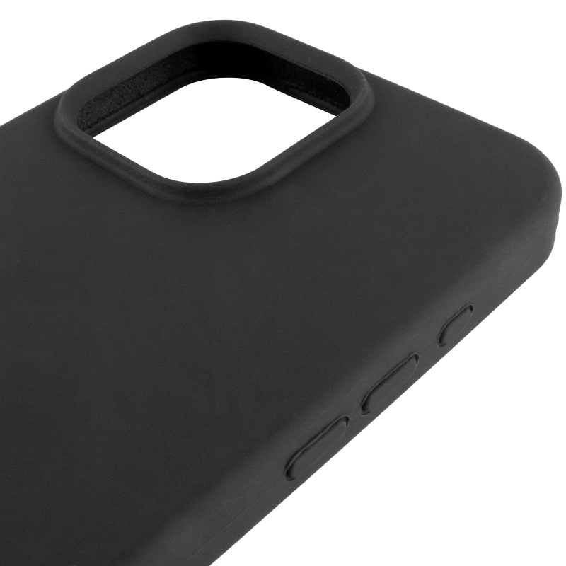 Чехол Silk Full Protective (AA) NO LOGO для Apple iPhone 14 Pro Max (6.7"), Черный / Black 3, Силикон, купить оптом с доставкой