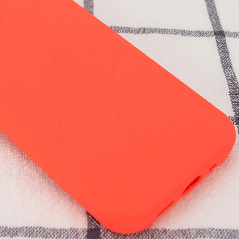 Чехол Silk Full Protective (AA) NO LOGO для Apple iPhone 14 (6.1"), Арбузный / Watermelon red 1, Силикон, купить оптом с доставкой