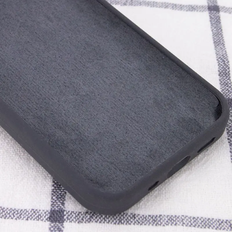 Чехол Silk Full Protective (AA) NO LOGO для Apple iPhone 14 (6.1"), Серый / Dark Gray 2, Силикон, купить оптом с доставкой