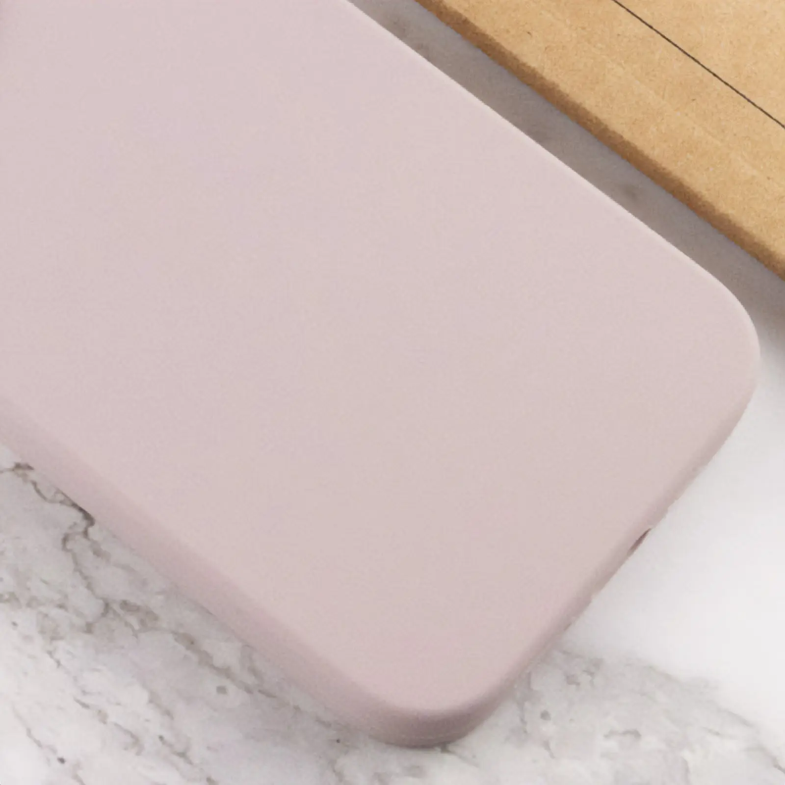 Чехол Silk Full Protective (AA) NO LOGO для Apple iPhone 14 (6.1"), Серый / Lavender 2, Силикон, купить оптом с доставкой