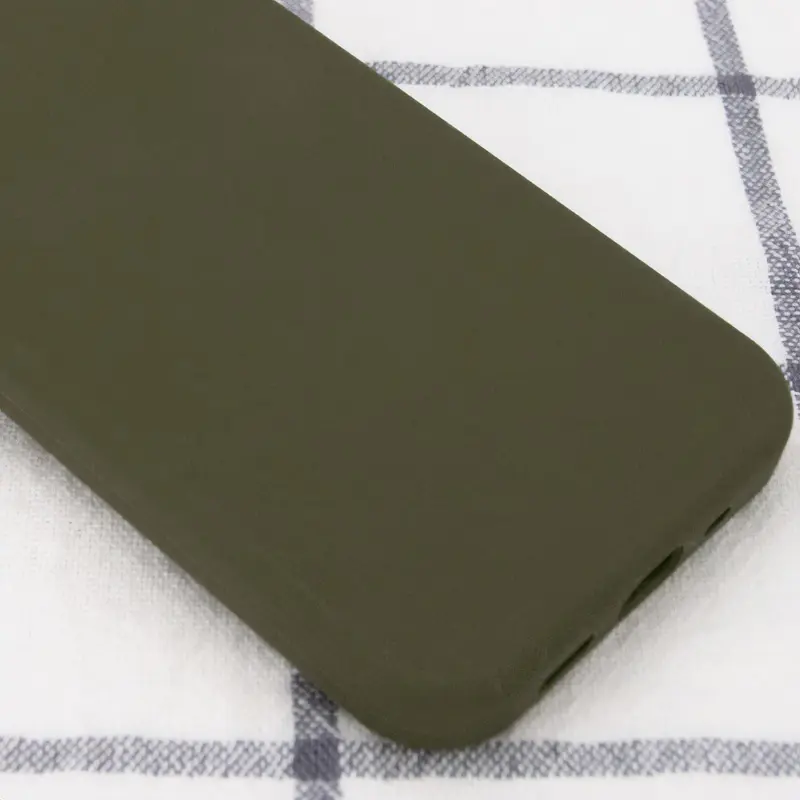 Чехол Silk Full Protective (AA) NO LOGO для Apple iPhone 15 (6.1"), Зеленый / Dark Olive 2, Силикон, купить оптом с доставкой