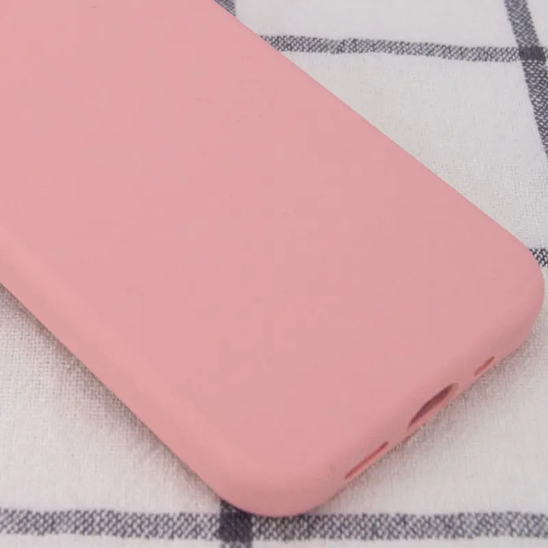Чехол Silk Full Protective (AA) NO LOGO для Apple iPhone 15 (6.1"), Розовый / Pink 1, Силикон, купить оптом с доставкой