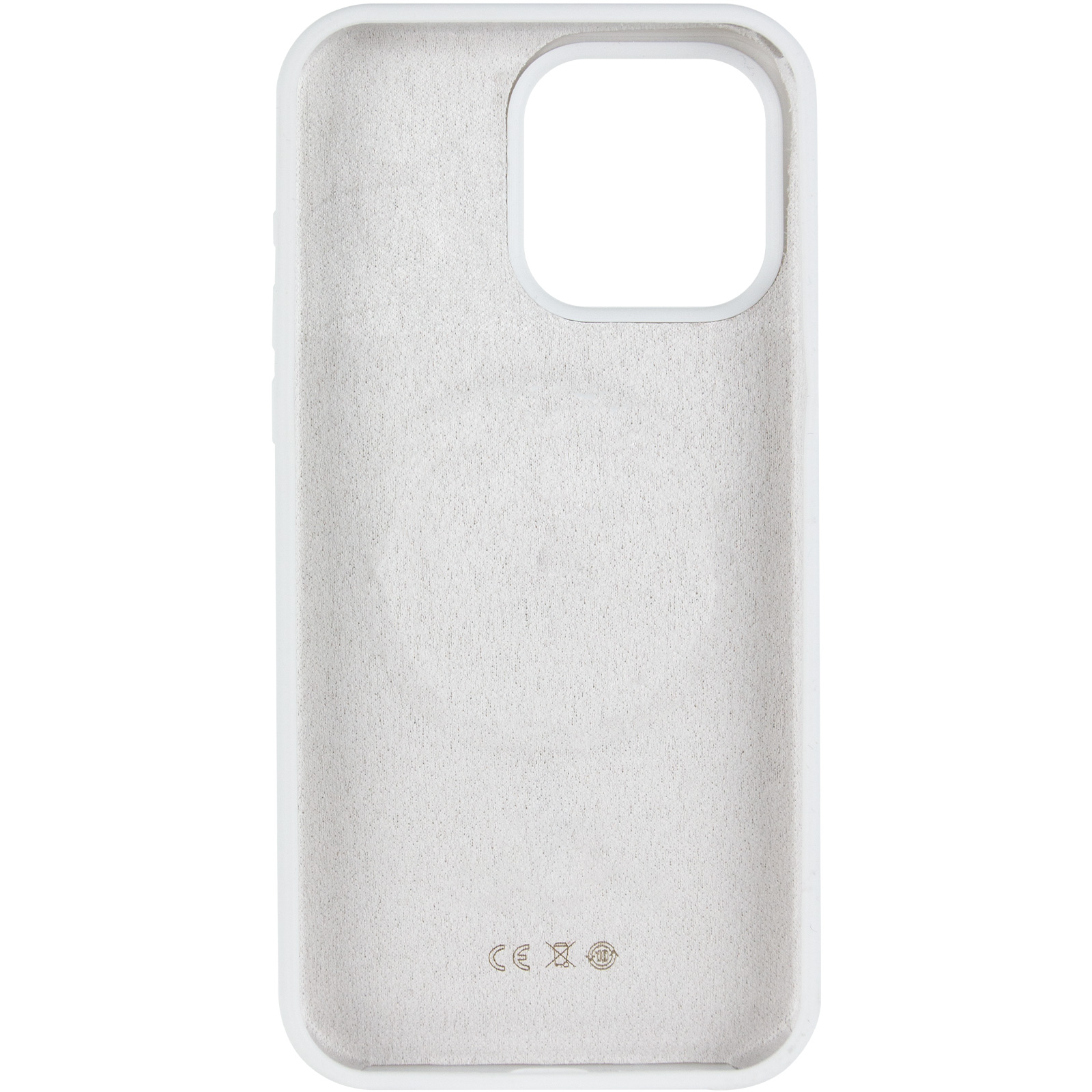 Чехол Silk Full Protective (AA) NO LOGO для Apple iPhone 15 Pro (6.1"), Белый / White 2, Силикон, купить оптом с доставкой
