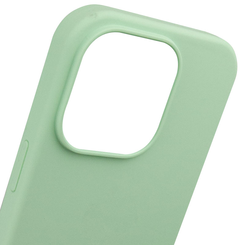 Чехол Silk Full Protective (AA) NO LOGO для Apple iPhone 15 Pro (6.1"), Зеленый / Pistachio 3, Силикон, купить оптом с доставкой
