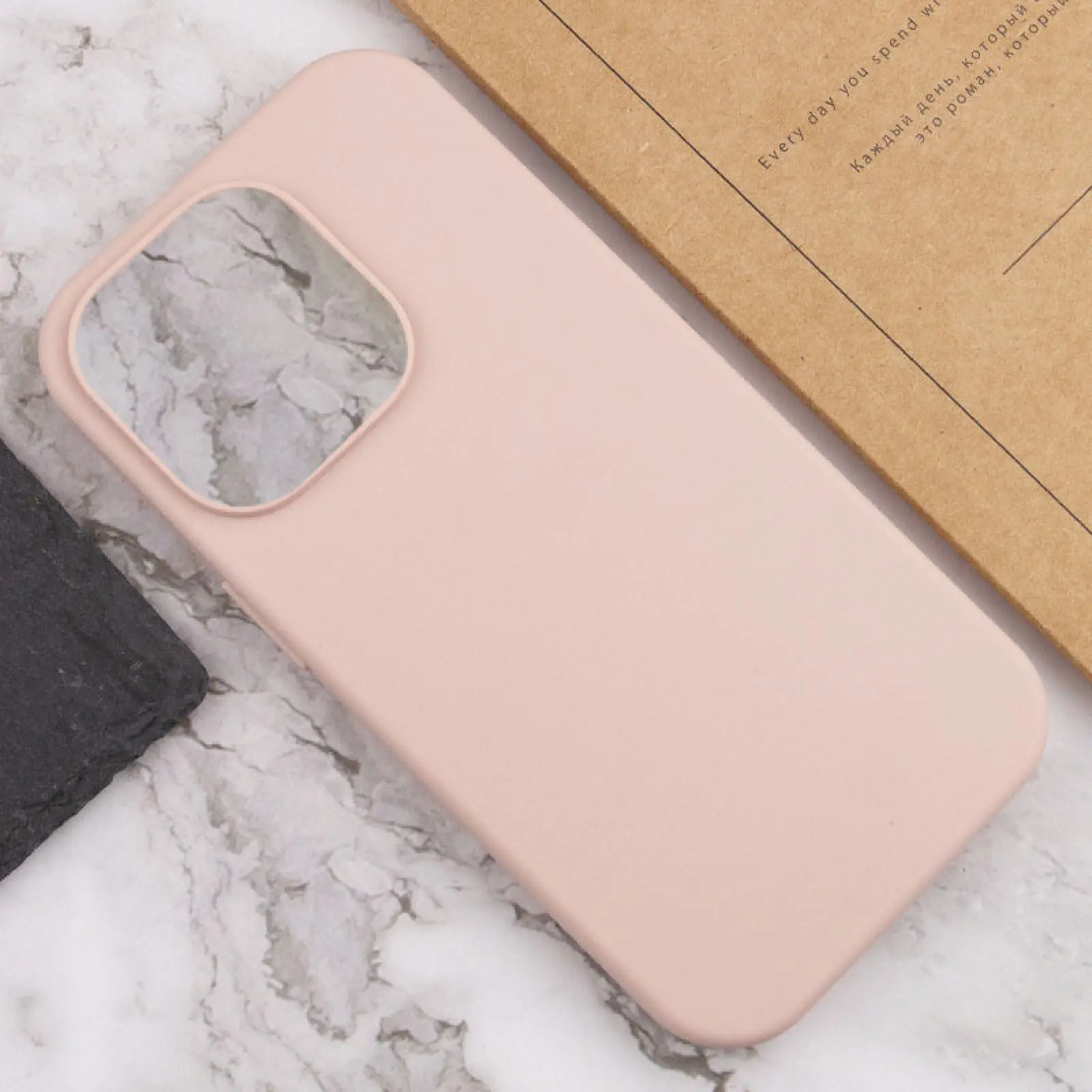 Чехол Silicone Case Full Protective (AA) NO LOGO для Apple iPhone 15 Pro (6.1"), Розовый / Pink Sand 4, Силикон, купить оптом с доставкой