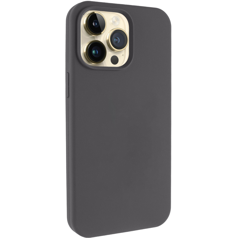 Чехол Silk Full Protective (AA) NO LOGO для Apple iPhone 15 Pro (6.1"), Серый / Dark Gray, Силикон, купить оптом с доставкой