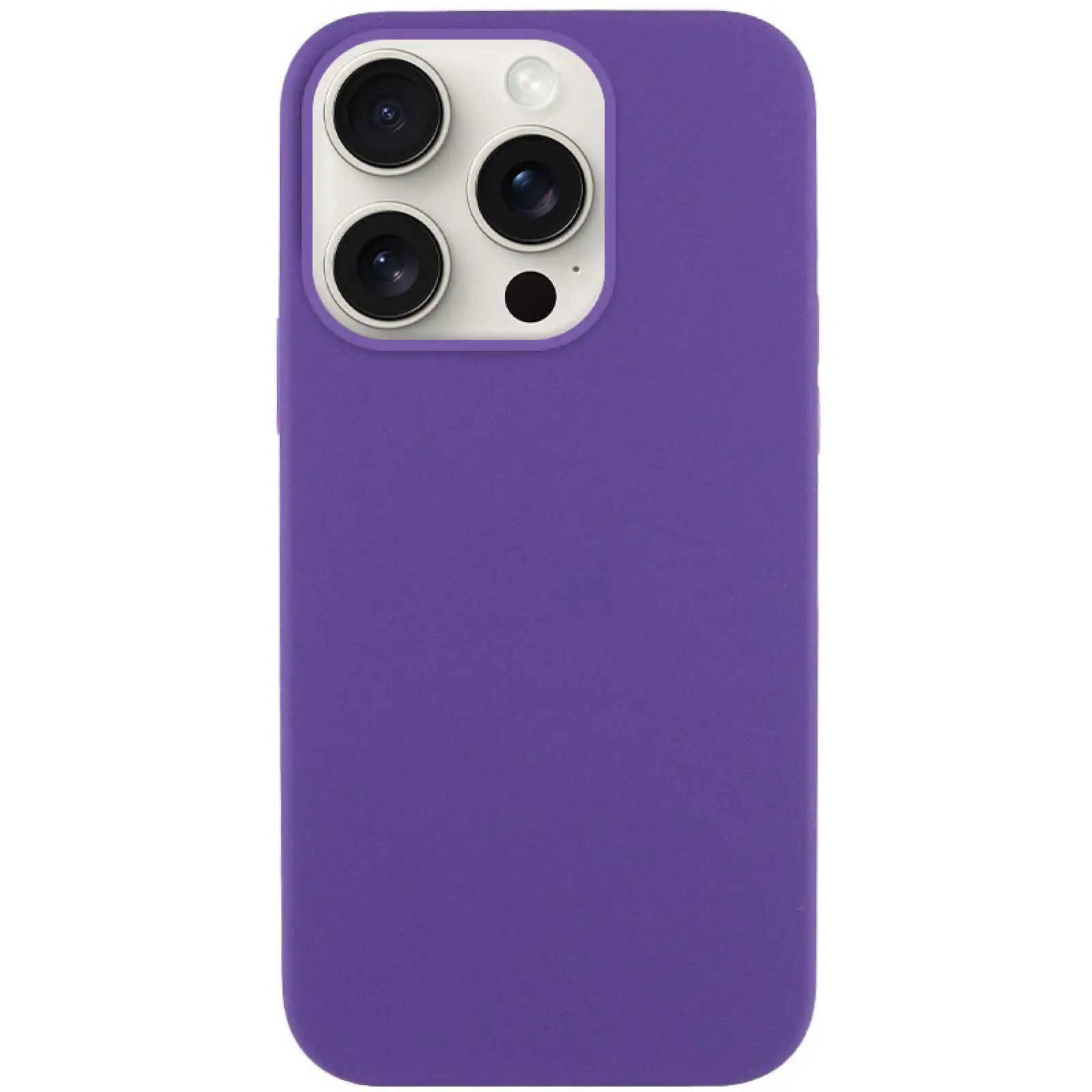 Чехол Silicone Case Full Protective (AA) NO LOGO для Apple iPhone 15 Pro (6.1"), Фиолетовый / Amethyst, Силикон, купить оптом с доставкой