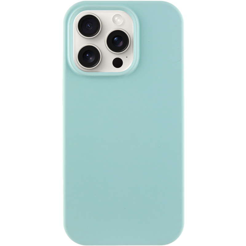 Чохол Silk Full Protective (AA) NO LOGO для Apple iPhone 15 Pro (6.1"), Бірюзовий / Beryl, Силікон, купити оптом з доставкою