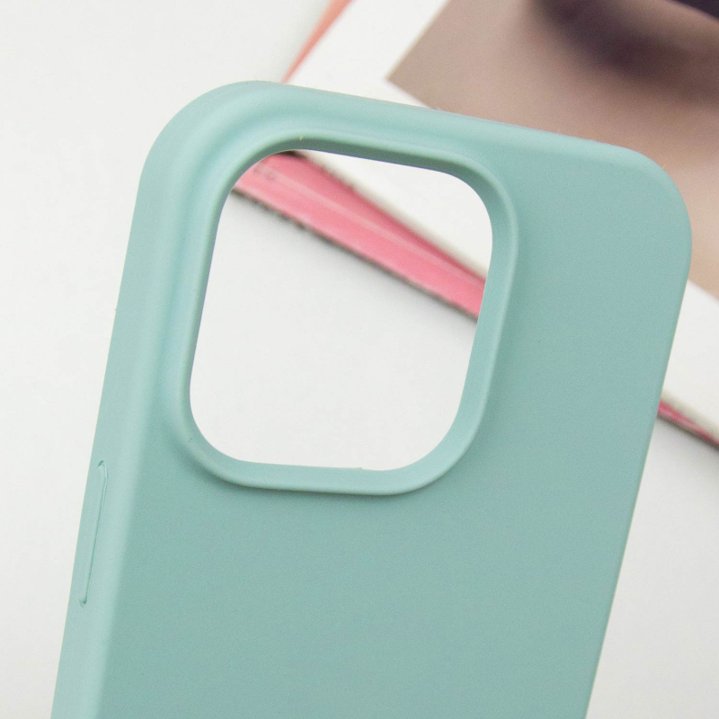 Чохол Silk Full Protective (AA) NO LOGO для Apple iPhone 15 Pro (6.1"), Бірюзовий / Beryl 2, Силікон, купити оптом з доставкою
