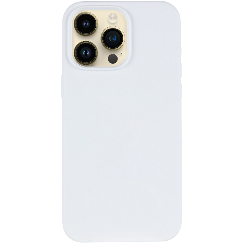 Чехол Silk Full Protective (AA) NO LOGO для Apple iPhone 15 Pro Max (6.7"), Белый / White 1, Силикон, купить оптом с доставкой