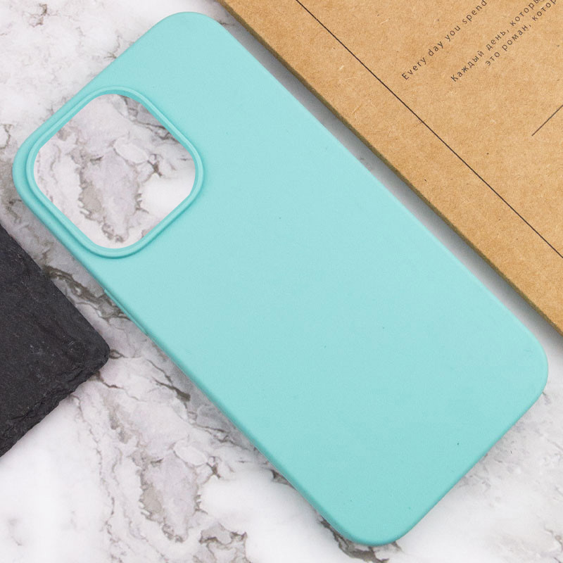 Чехол Silk Full Protective (AA) NO LOGO для Apple iPhone 15 Pro Max (6.7"), Бирюзовый / Marine Green 1, Силикон, купить оптом с доставкой