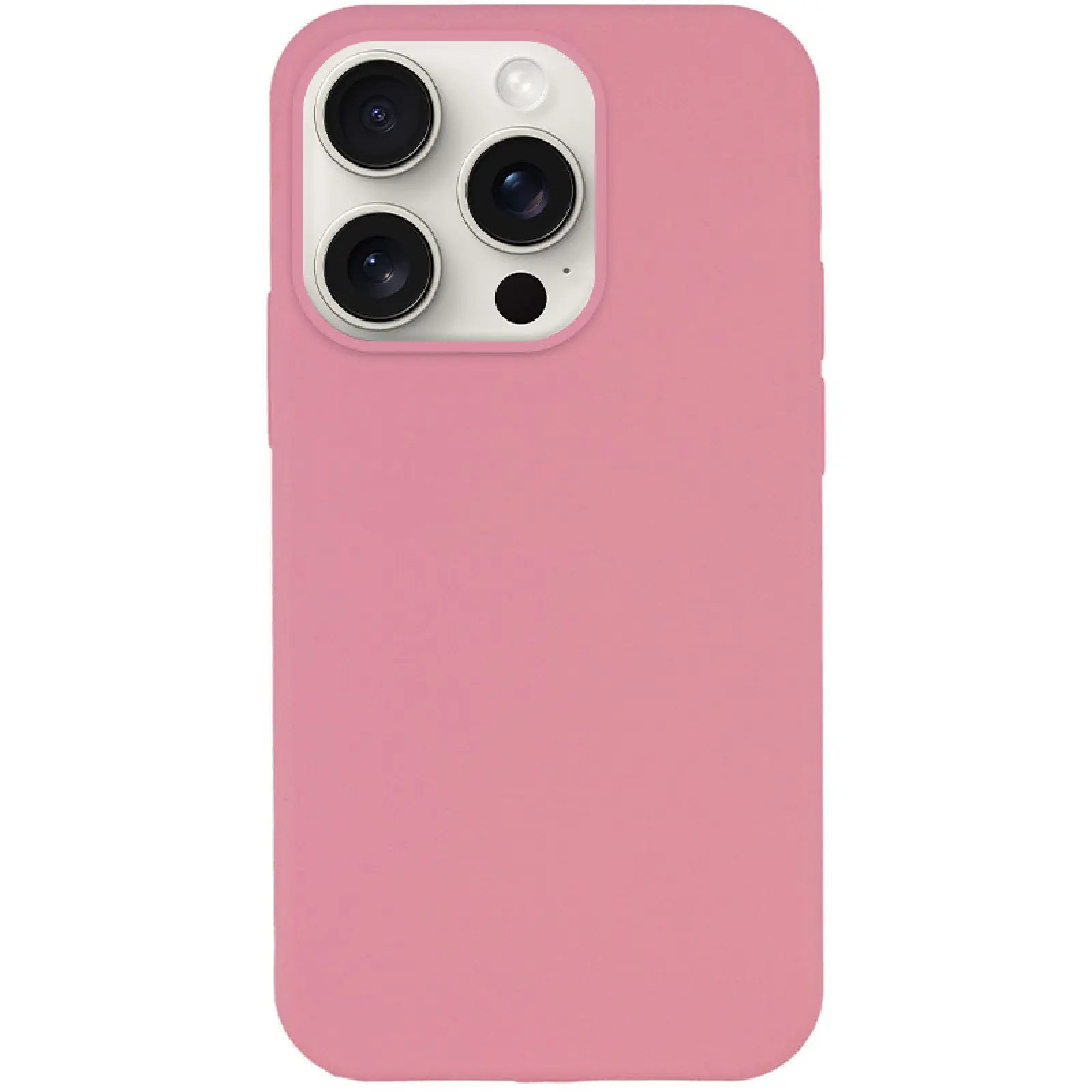 Чехол Silicone Case Full Protective (AA) NO LOGO для Apple iPhone 15 Pro Max (6.7"), Розовый / Light pink, Силикон, купить оптом с доставкой