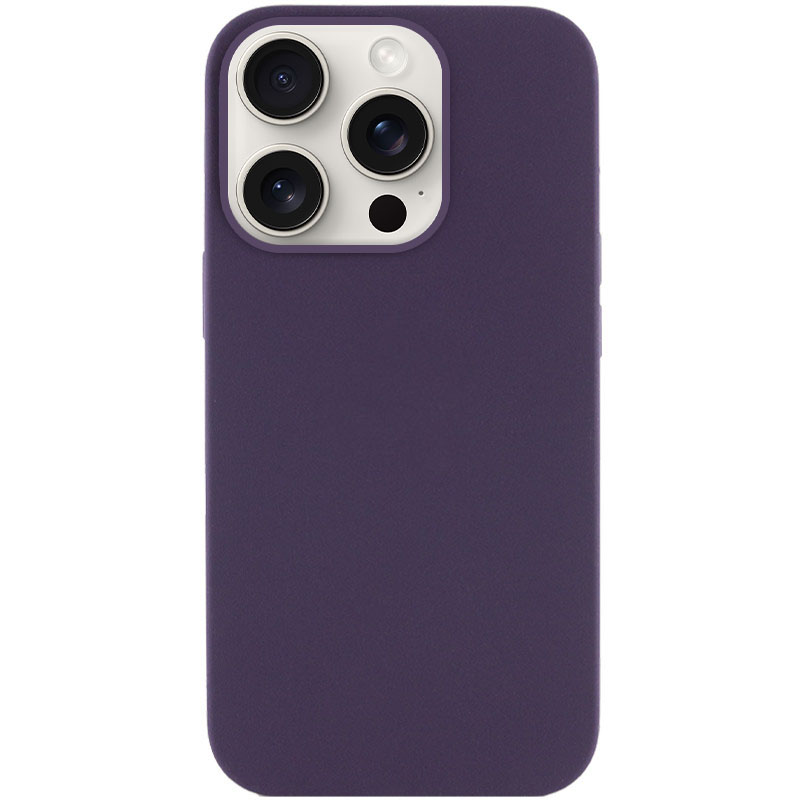 Чехол Silk Full Protective (AA) NO LOGO для Apple iPhone 15 Pro Max (6.7"), Фиолетовый / Elderberry, Силикон, купить оптом с доставкой