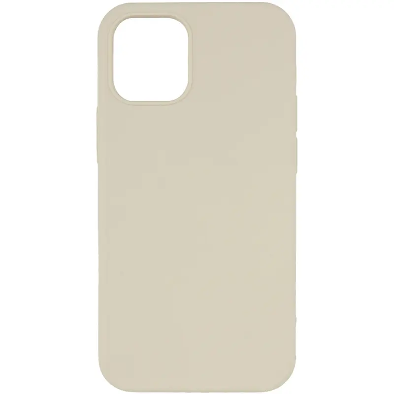 Чехол Silk Full Protective (AA) NO LOGO для Apple iPhone 15 Plus (6.7"), Бежевый / Antique White, Силикон, купить оптом с доставкой