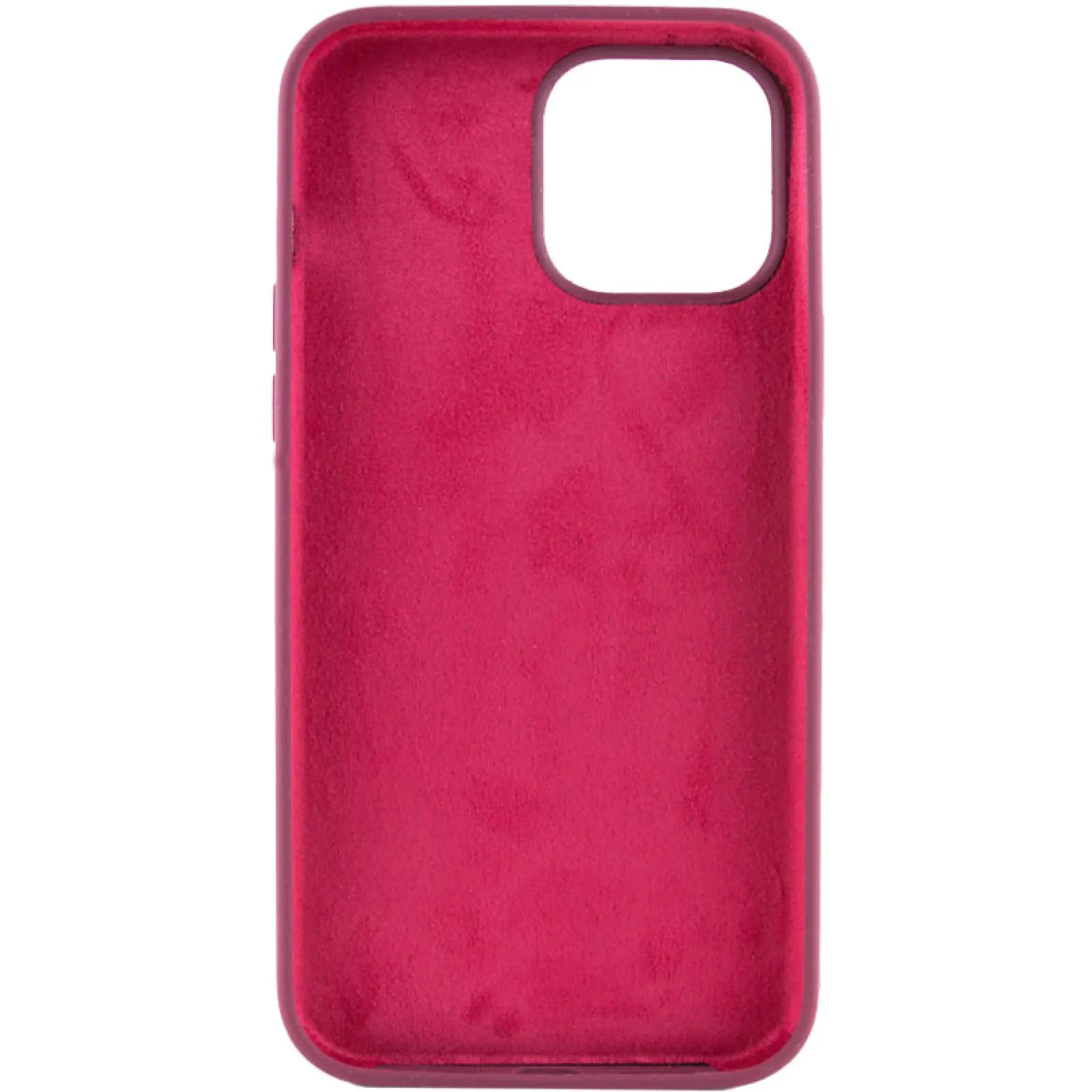 Чехол Silk Full Protective (AA) NO LOGO для Apple iPhone 15 Plus (6.7"), Бордовый / Plum 1, Силикон, купить оптом с доставкой