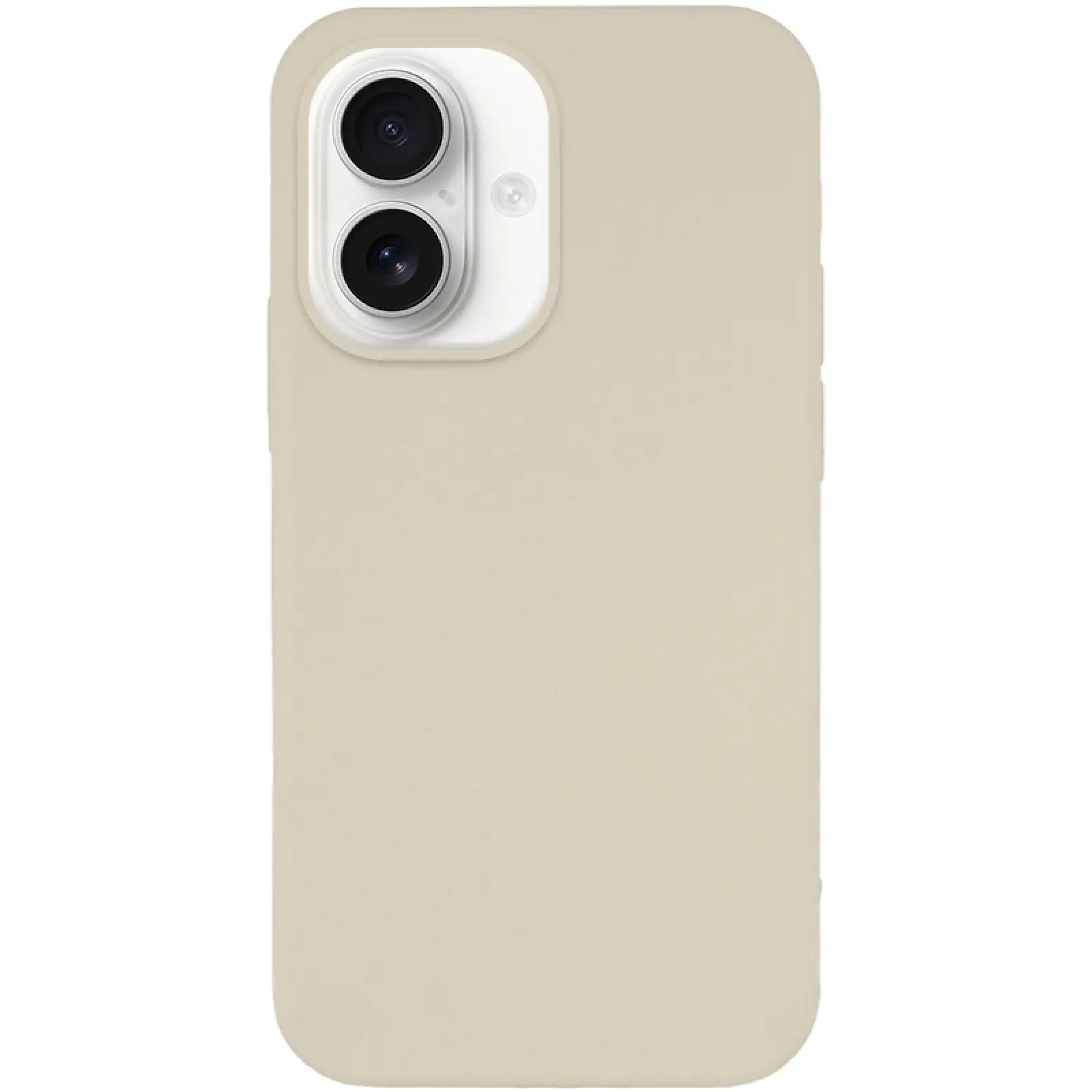 Чехол Silk Full Protective (AA) NO LOGO для Apple iPhone 16 (6.1"), Бежевый / Antique White, Силикон, купить оптом с доставкой