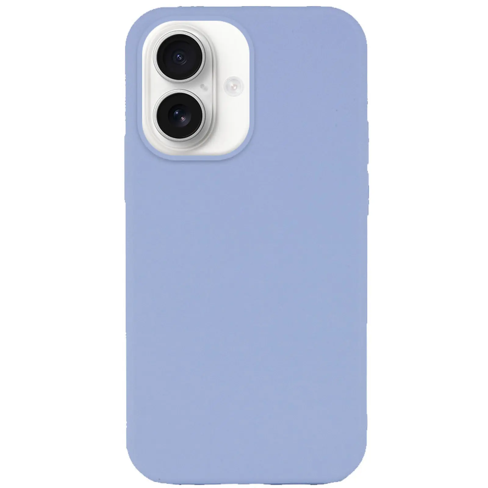 Чехол Silk Full Protective (AA) NO LOGO для Apple iPhone 16 (6.1"), Голубой / Lilac Blue, Силикон, купить оптом с доставкой