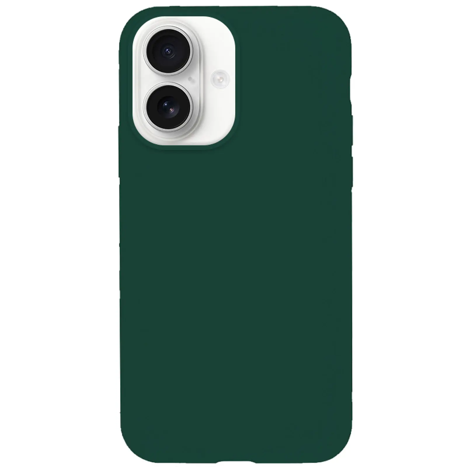 Чохол Silicone Case Full Protective (AA) NO LOGO для Apple iPhone 16 (6.1"), Зелений / Forest green, Силікон, купити оптом з доставкою