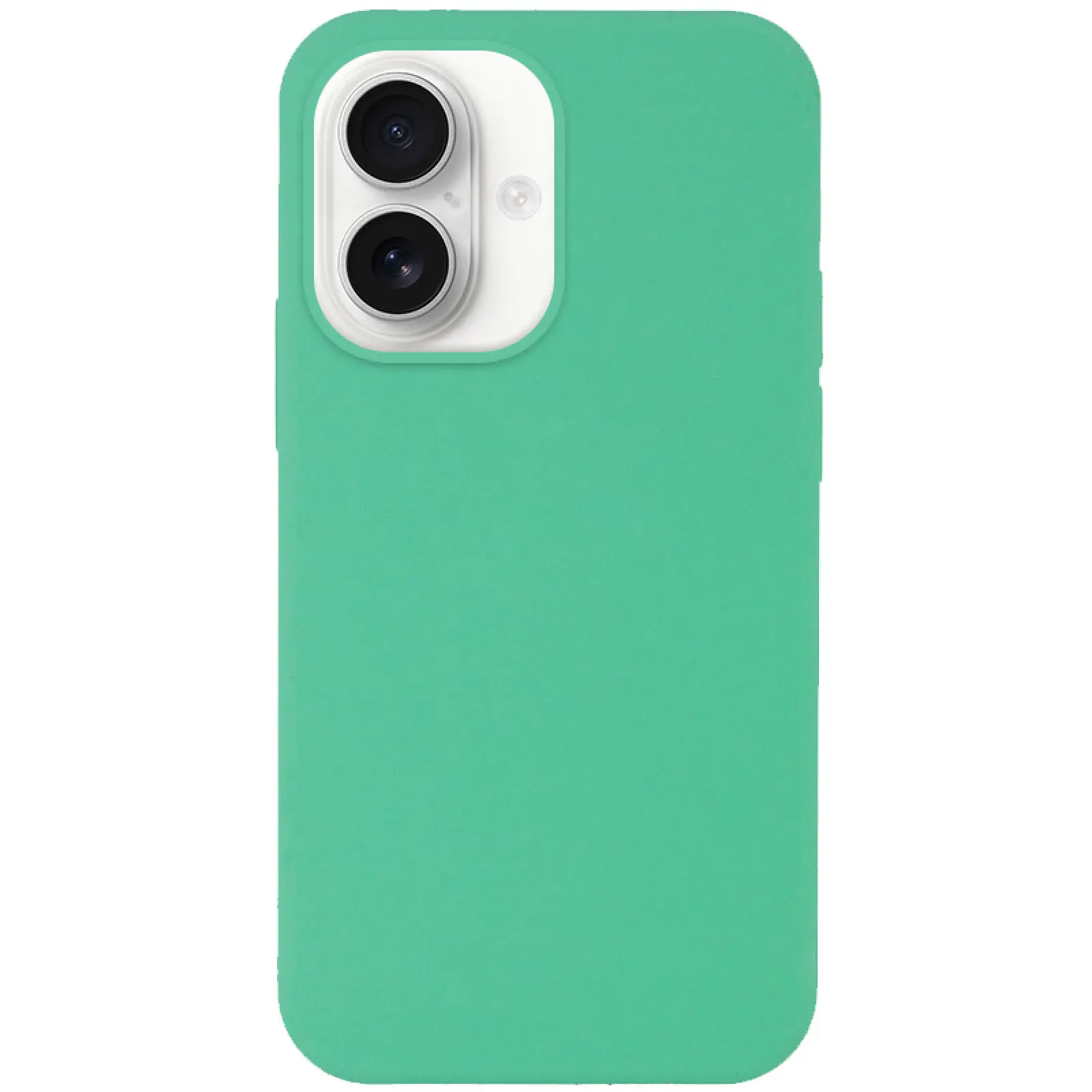 Чохол Silicone Case Full Protective (AA) NO LOGO для Apple iPhone 16 (6.1"), Зелений / Spearmint, Силікон, купити оптом з доставкою