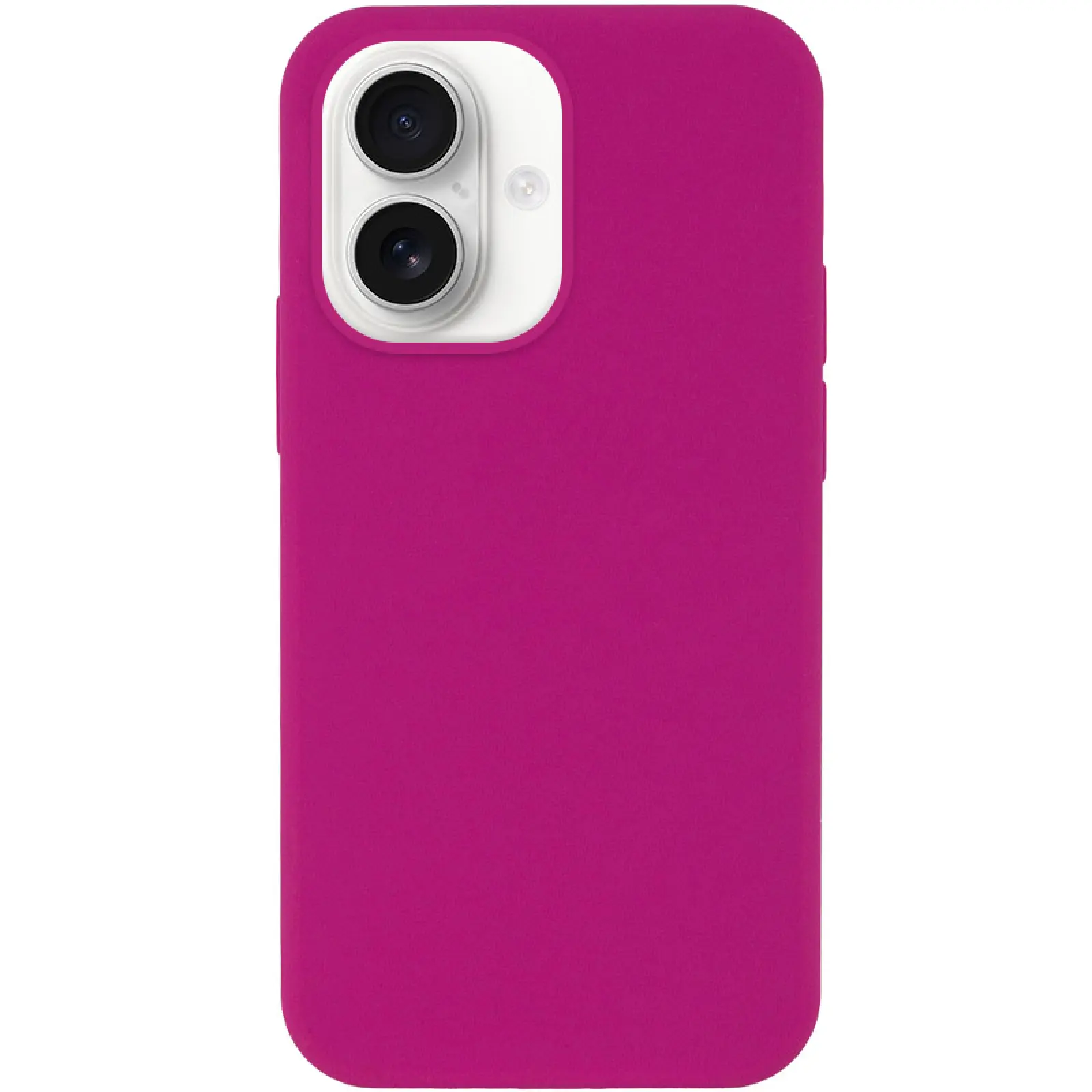 Чехол Silk Full Protective (AA) NO LOGO для Apple iPhone 16 (6.1"), Малиновый / Dragon Fruit, Силикон, купить оптом с доставкой