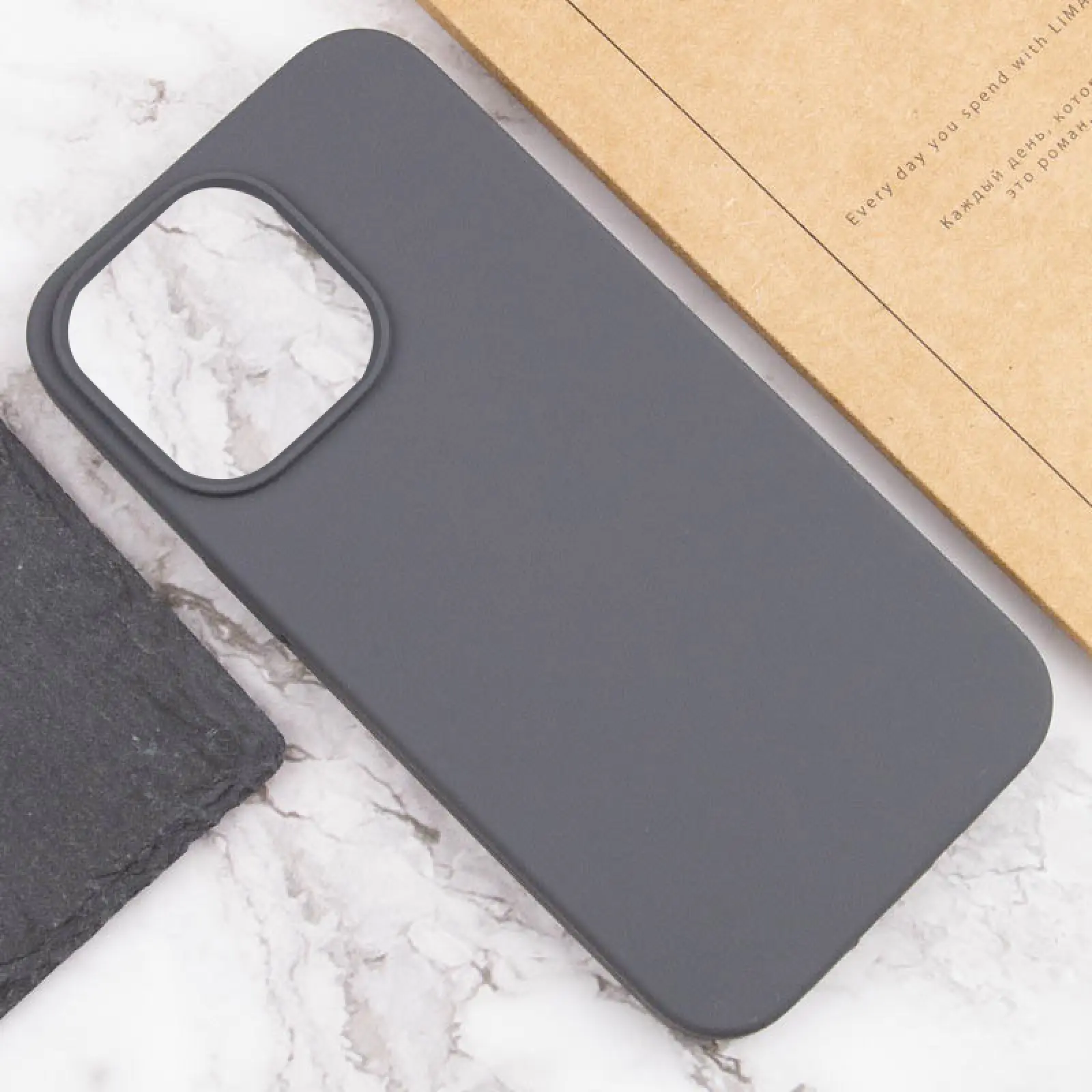 Чехол Silk Full Protective (AA) NO LOGO для Apple iPhone 16 (6.1"), Серый / Dark Gray 1, Силикон, купить оптом с доставкой