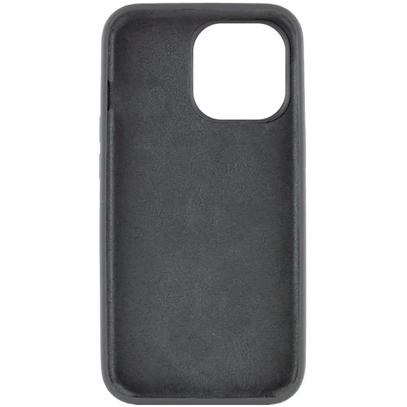 Чехол Silk Full Protective (AA) NO LOGO для Apple iPhone 16 (6.1"), Серый / Dark Gray 2, Силикон, купить оптом с доставкой