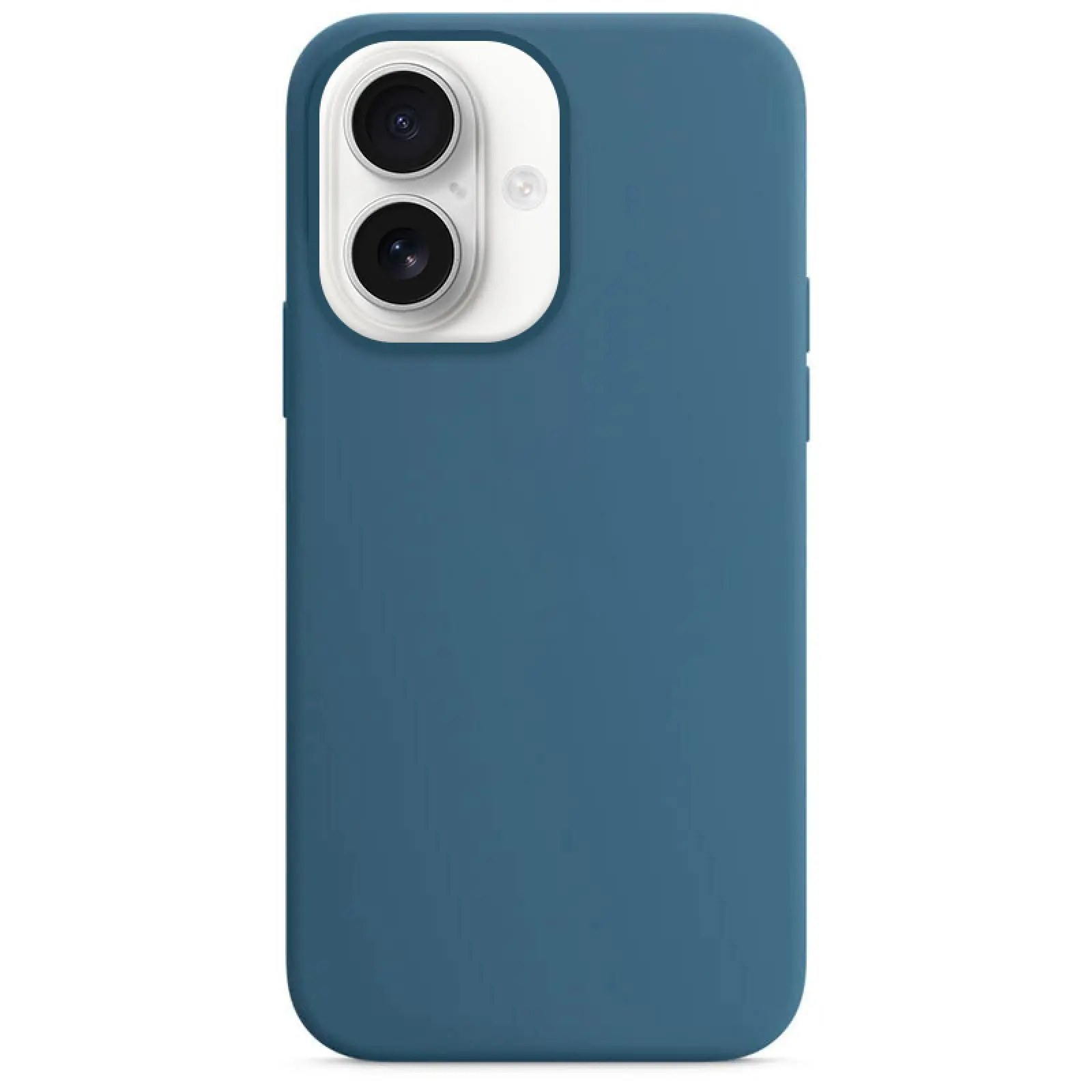 Чохол Silicone Case Full Protective (AA) NO LOGO для Apple iPhone 16 (6.1"), Синій / Blue Jay, Силікон, купити оптом з доставкою