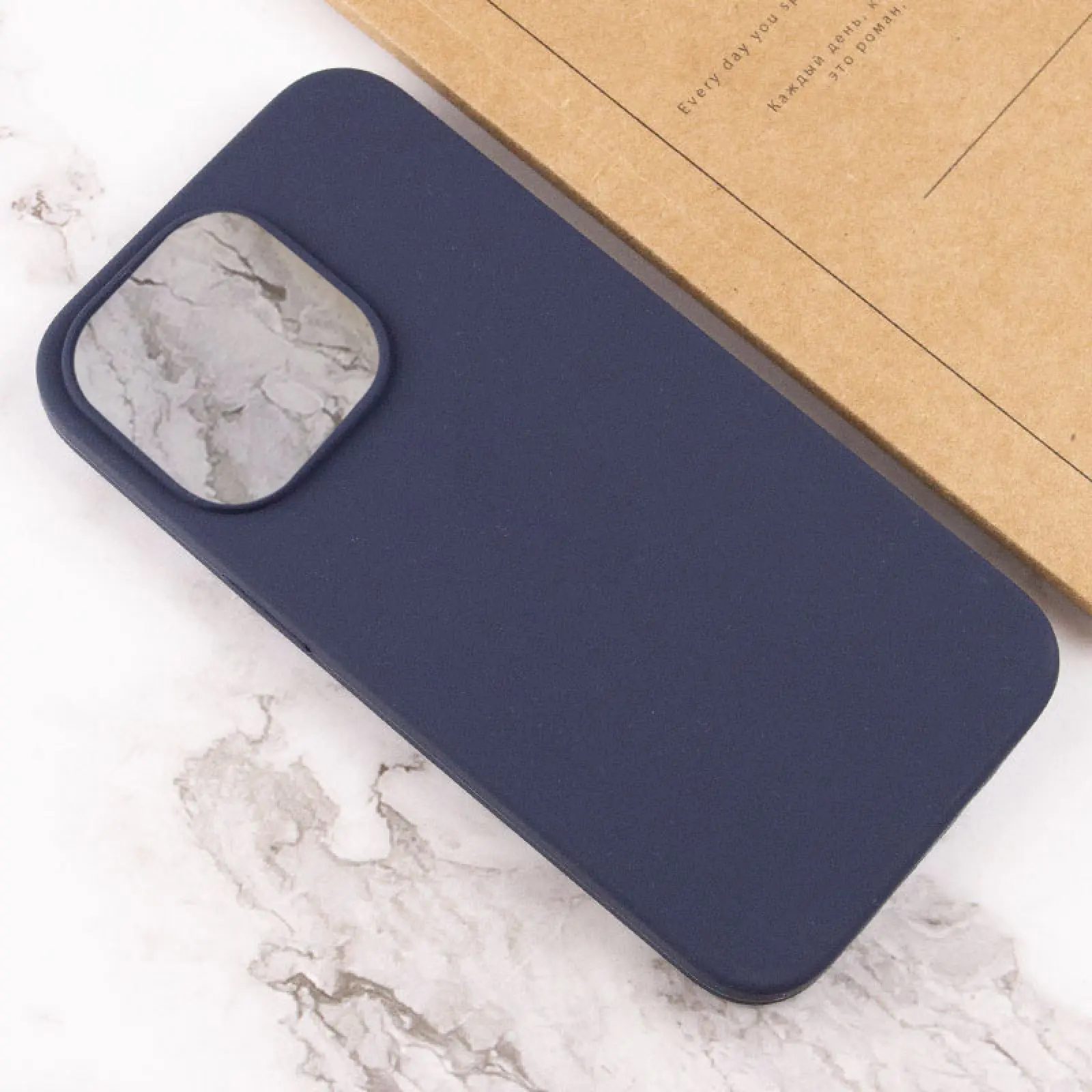 Чохол Silicone Case Full Protective (AA) NO LOGO для Apple iPhone 16 (6.1"), Темно-синій / Midnight blue 2, Силікон, купити оптом з доставкою