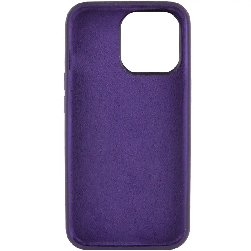 Чохол Silk Full Protective (AA) NO LOGO для Apple iPhone 16 (6.1"), Фіолетовий / Elderberry 3, Силікон, купити оптом з доставкою