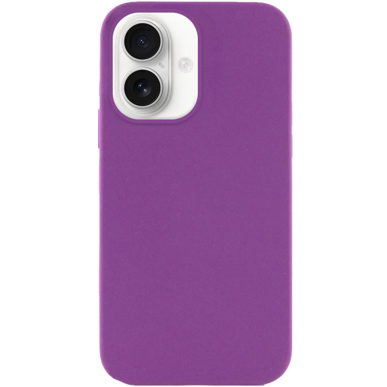 Чохол Silicone Case Full Protective (AA) NO LOGO для Apple iPhone 16 (6.1"), Фіолетовий / Grape, Силікон, купити оптом з доставкою