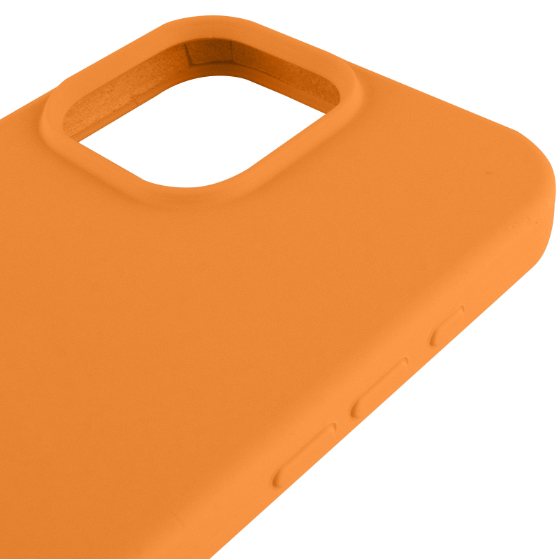 Чехол Silk Full Protective (AA) NO LOGO для Apple iPhone 16 Pro (6.3"), Оранжевый / Orange 2, Силикон, купить оптом с доставкой