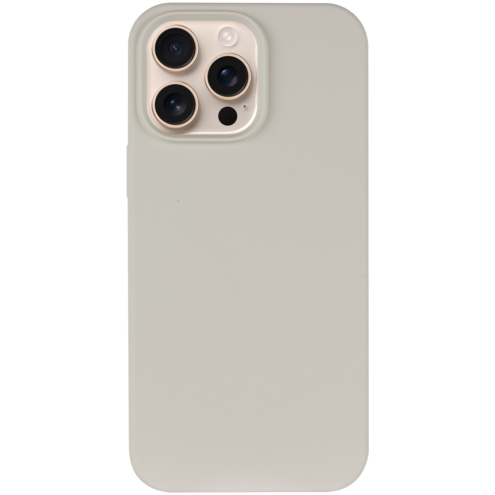Чехол Silk Full Protective (AA) NO LOGO для Apple iPhone 16 Pro (6.3"), Бежевый / Antique White 1, Силикон, купить оптом с доставкой