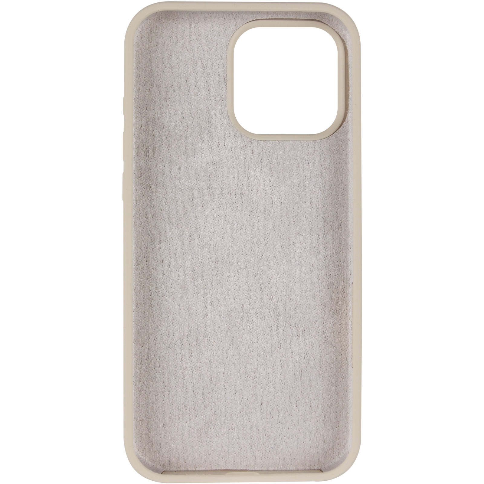 Чехол Silk Full Protective (AA) NO LOGO для Apple iPhone 16 Pro (6.3"), Бежевый / Antique White 2, Силикон, купить оптом с доставкой
