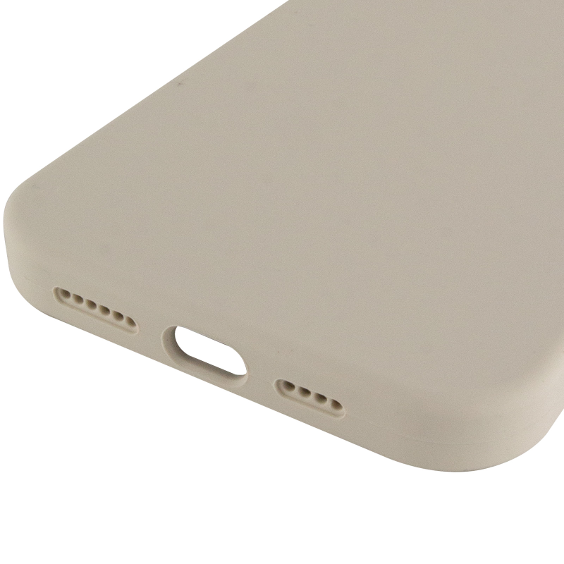 Чехол Silk Full Protective (AA) NO LOGO для Apple iPhone 16 Pro (6.3"), Бежевый / Antique White 4, Силикон, купить оптом с доставкой