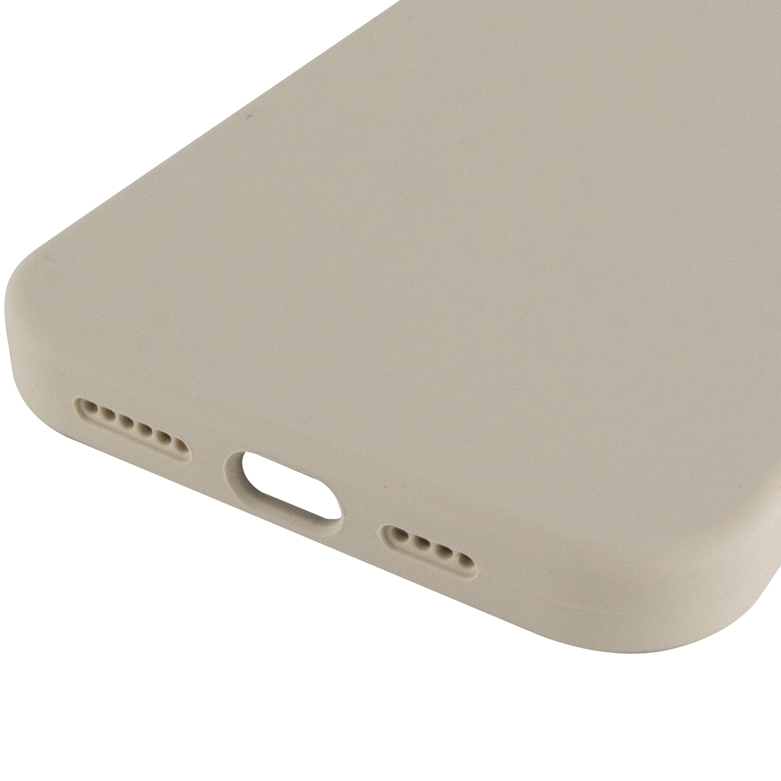 Чехол Silk Full Protective (AA) NO LOGO для Apple iPhone 16 Pro (6.3"), Бежевый / Antique White 4, Силикон, купить оптом с доставкой