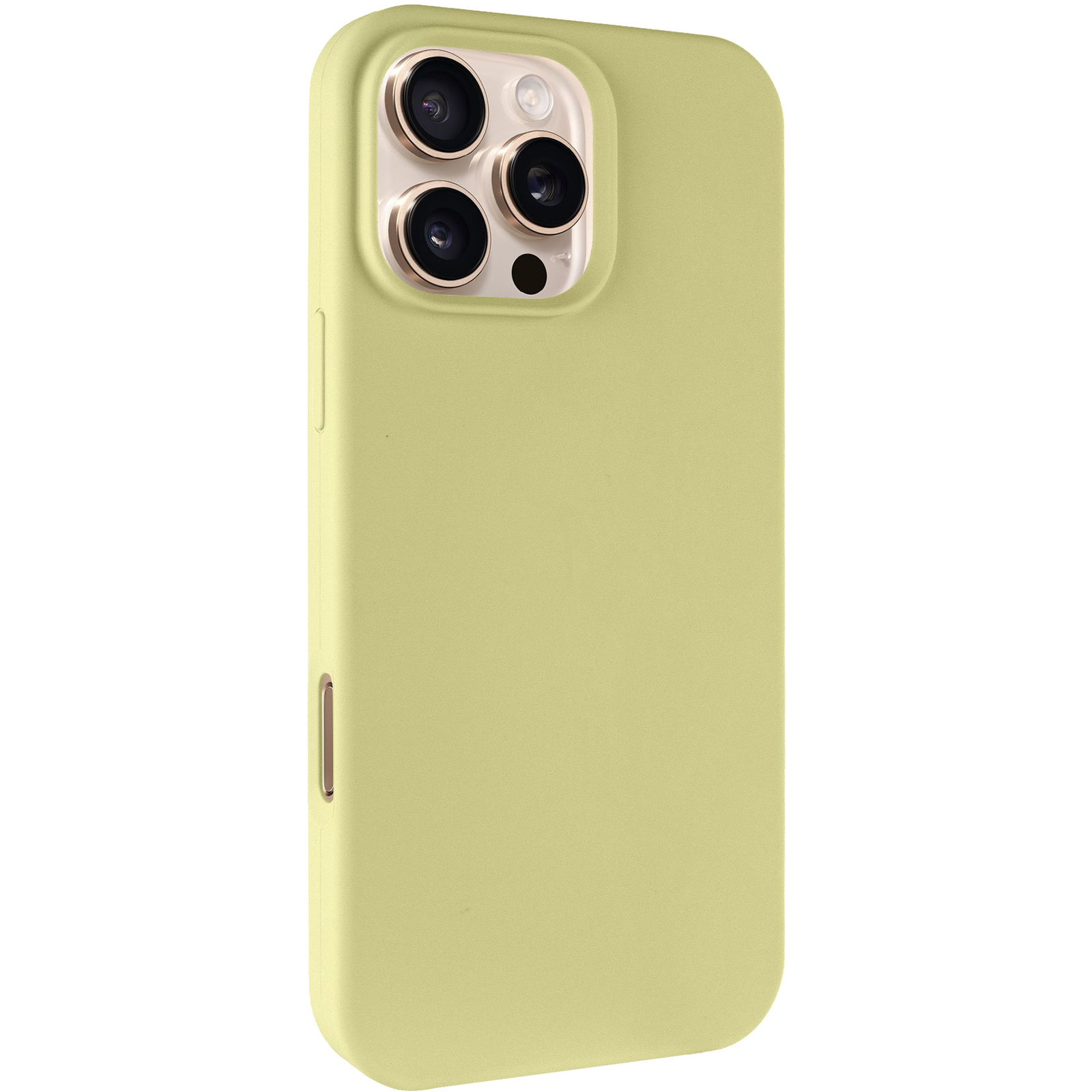 Чехол Silk Full Protective (AA) NO LOGO для Apple iPhone 16 Pro (6.3"), Желтый / Mellow Yellow, Силикон, купить оптом с доставкой