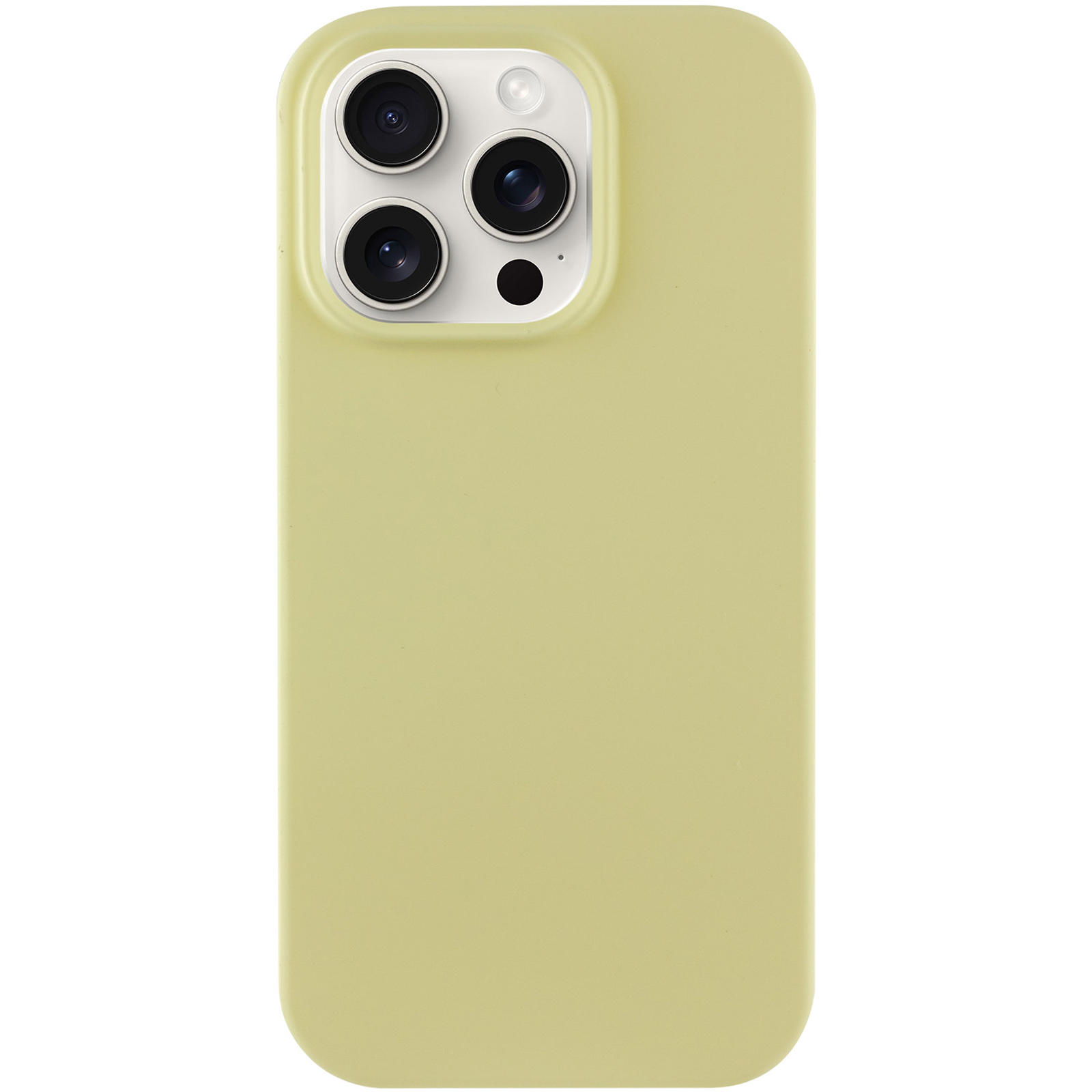 Чехол Silk Full Protective (AA) NO LOGO для Apple iPhone 16 Pro (6.3"), Желтый / Mellow Yellow 1, Силикон, купить оптом с доставкой