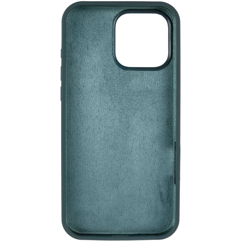 Чехол Silk Full Protective (AA) NO LOGO для Apple iPhone 16 Pro (6.3"), Зеленый / Cyprus Green 2, Силикон, купить оптом с доставкой