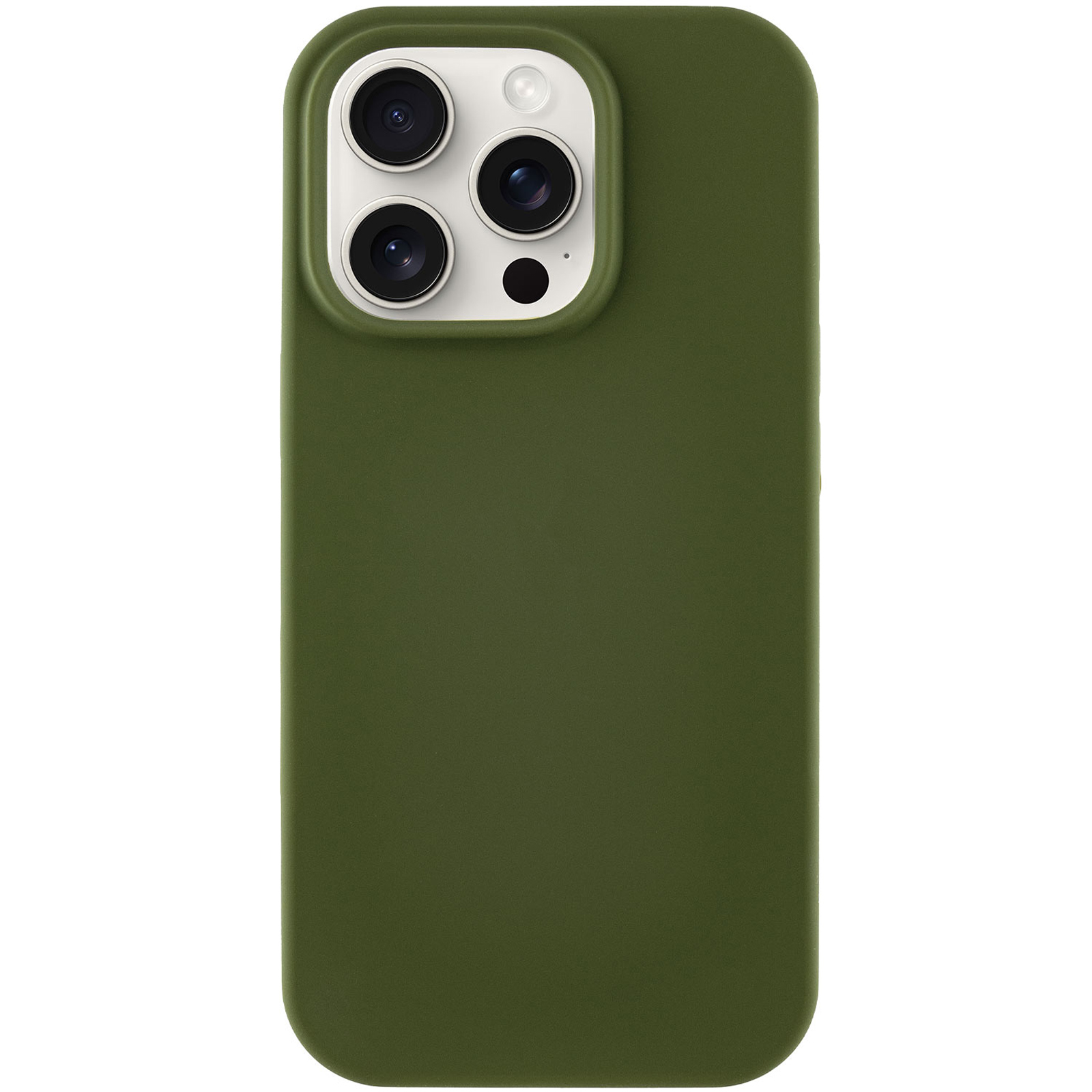 Чехол Silk Full Protective (AA) NO LOGO для Apple iPhone 16 Pro (6.3"), Зеленый / Dark Olive 1, Силикон, купить оптом с доставкой