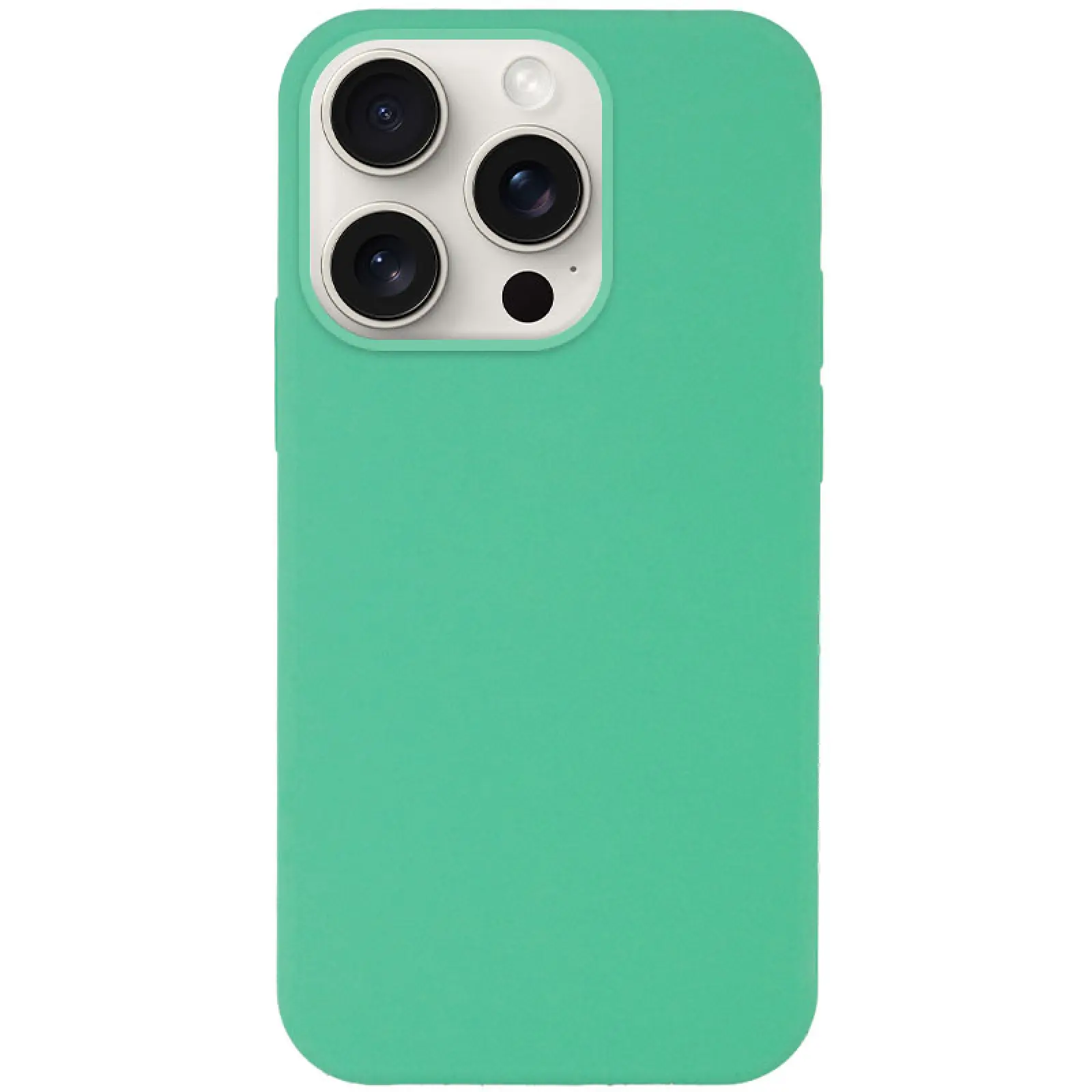 Чехол Silicone Case Full Protective (AA) NO LOGO для Apple iPhone 16 Pro (6.3"), Зеленый / Spearmint, Силикон, купить оптом с доставкой