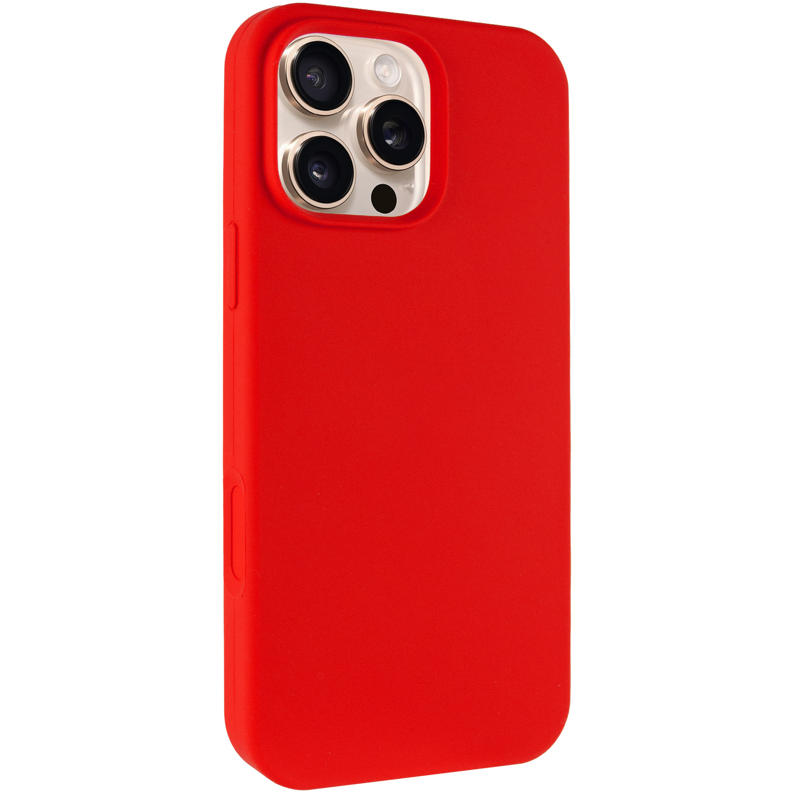 Чехол Silk Full Protective (AA) NO LOGO для Apple iPhone 16 Pro (6.3"), Красный / Red, Силикон, купить оптом с доставкой