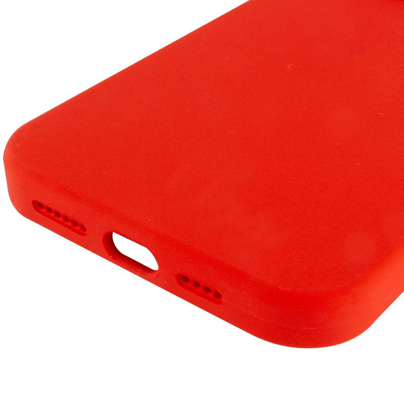 Чехол Silk Full Protective (AA) NO LOGO для Apple iPhone 16 Pro (6.3"), Красный / Red 4, Силикон, купить оптом с доставкой
